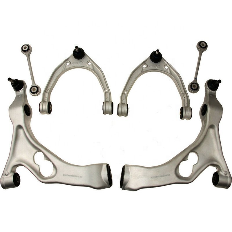 6 Pack Full Sets Control Arm With Ball Joint Stabilizer Link Full Suspension Control Arm for Audi Q7 VW Touareg