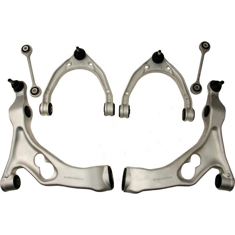 6 Pack Full Sets Control Arm With Ball Joint Stabilizer Link Full Suspension Control Arm for Audi Q7 VW Touareg