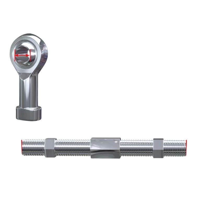 OEM Customizable Stainless Steel Rod End Ball Joint Linkage Adjustable Length Long Life Cycle for Heavy Machinery Maintenance