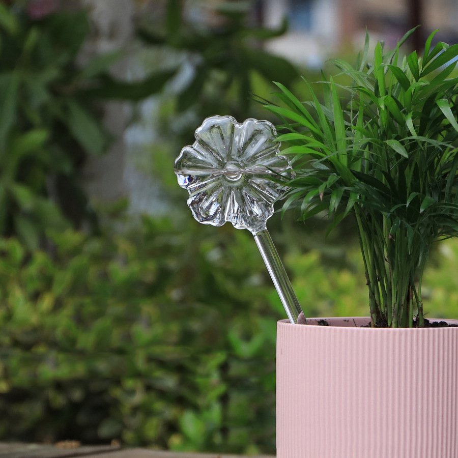 Free Sample Home Automatic Irrigation Plant Waterer Seepage for Travel Glass Sphere Lazy Self Watering Globes Bulb Water Dropper