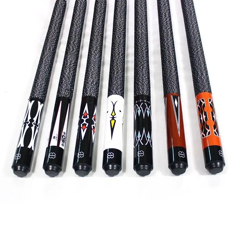 Popular Sell Multi Colors Maple Wood 57" 13mm Tip 1/2 Billiard Pool Cue for Sale