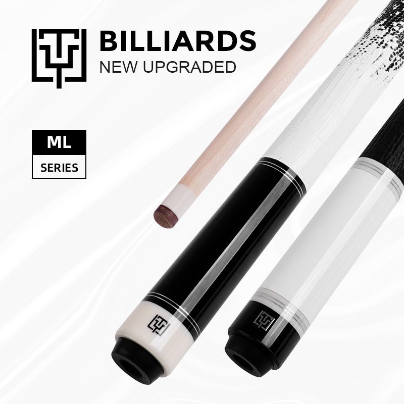 TY 2024 NEW Arrival ML Series Billiard Pool Cue Stick 12.5mm Tip Quality Maple Shaft Radial Joint Leather Wrap Taco De Billar