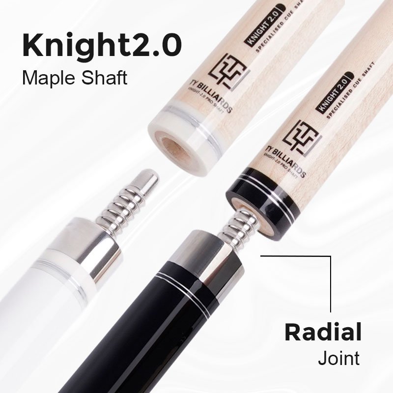 TY 2024 NEW Arrival ML Series Billiard Pool Cue Stick 12.5mm Tip Quality Maple Shaft Radial Joint Leather Wrap Taco De Billar