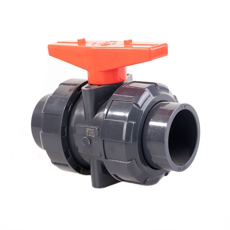 Tube Manufacturer 40mm 50mm 80mm 100mm 2 Way UPVC PVC Plastic Ball Valve