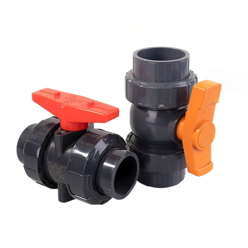 Tube Manufacturer 40mm 50mm 80mm 100mm 2 Way UPVC PVC Plastic Ball Valve