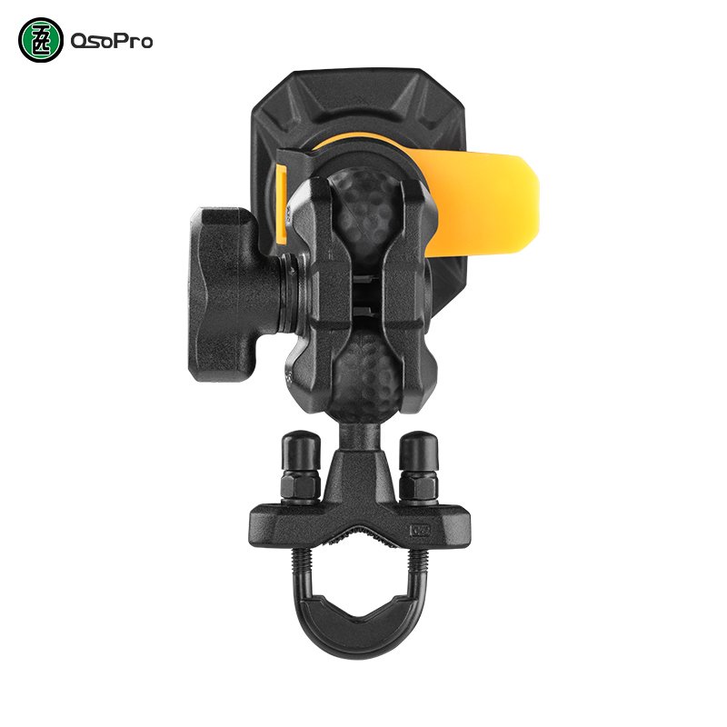 OSOPRO Newest Fast Charge Yellow Motorcycle Handlebar U-bolt Buckle Phone Holder Pro Non-shock-absorbing Version