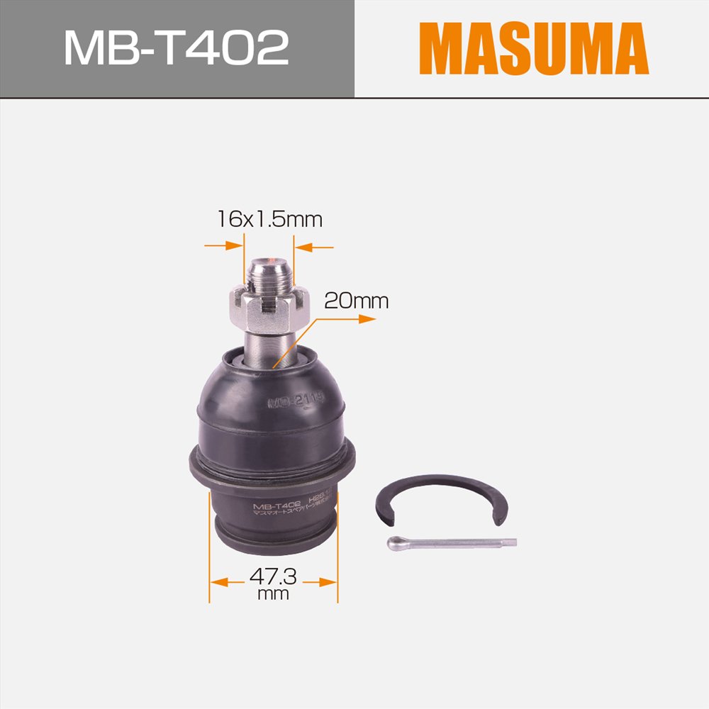 MASUMA MB-T402 Lower Ball Joint Wholesale Price OE NO. 48068-60051 48069-60040 for TOYOTA 4RUNNER & LEXUS GX460