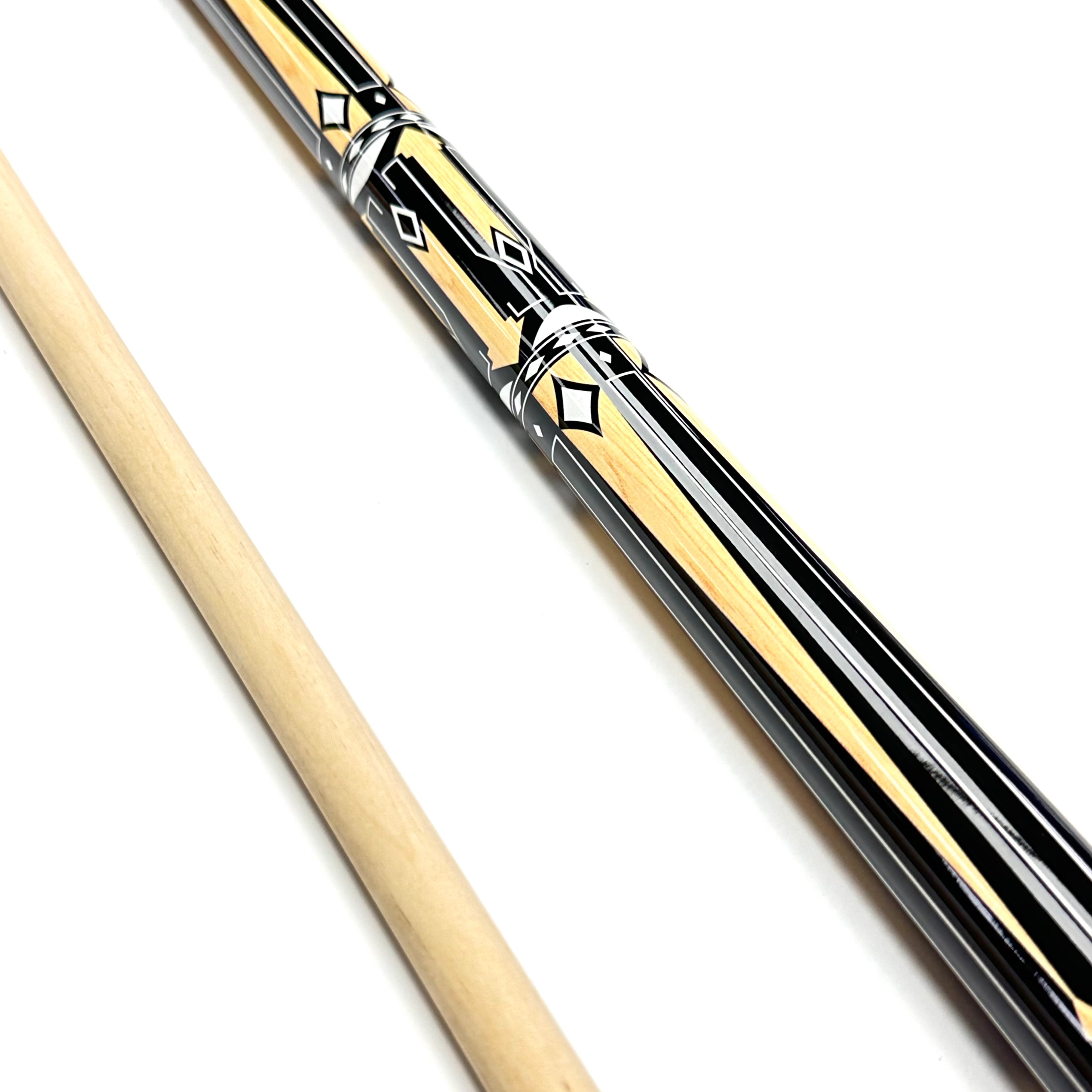 Handmade Professional Entry-Level Billiards Cue Chinese Eight Ball American Snooker Ash Material Stainless Steel Joint Cue Stick