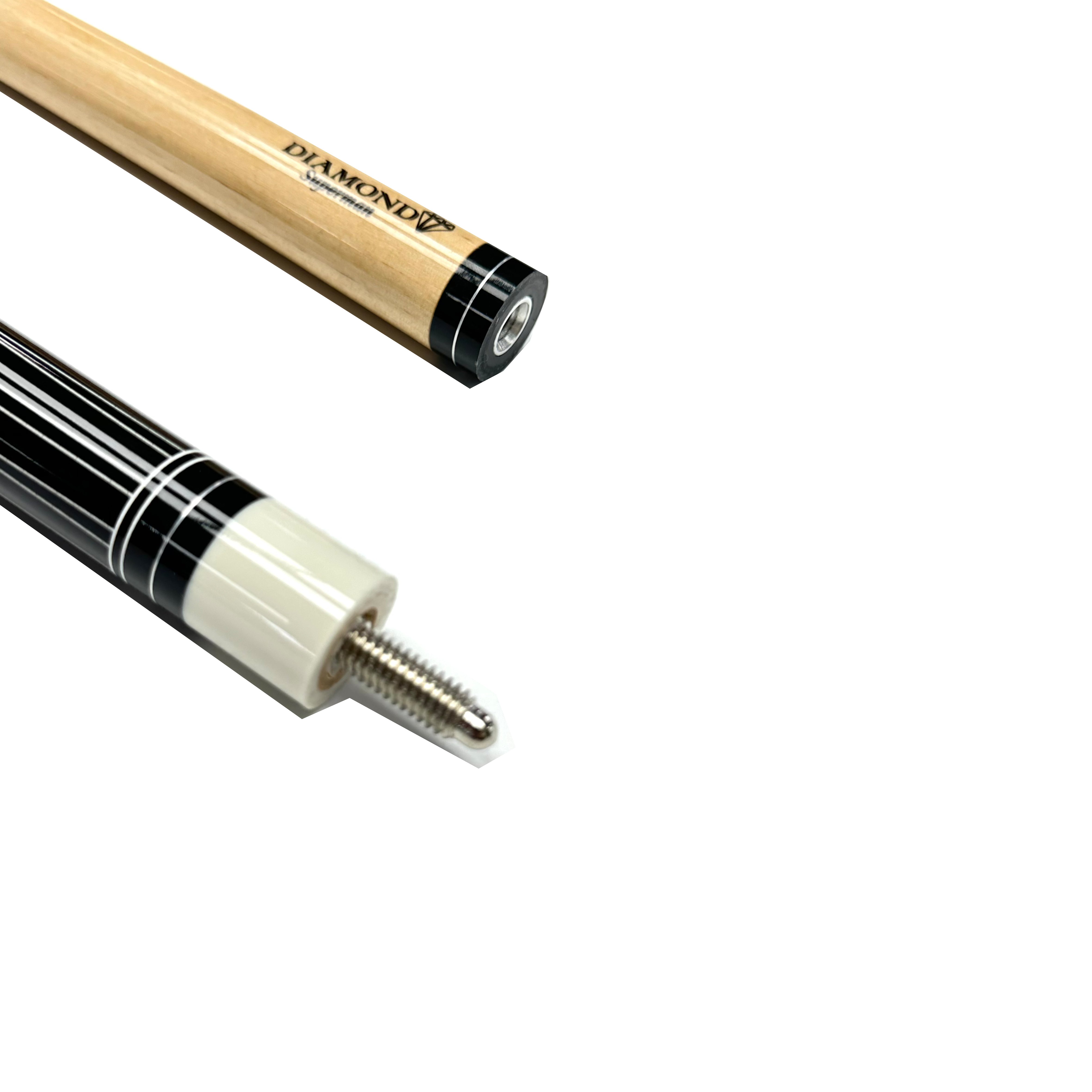Handmade Professional Entry-Level Billiards Cue Chinese Eight Ball American Snooker Ash Material Stainless Steel Joint Cue Stick