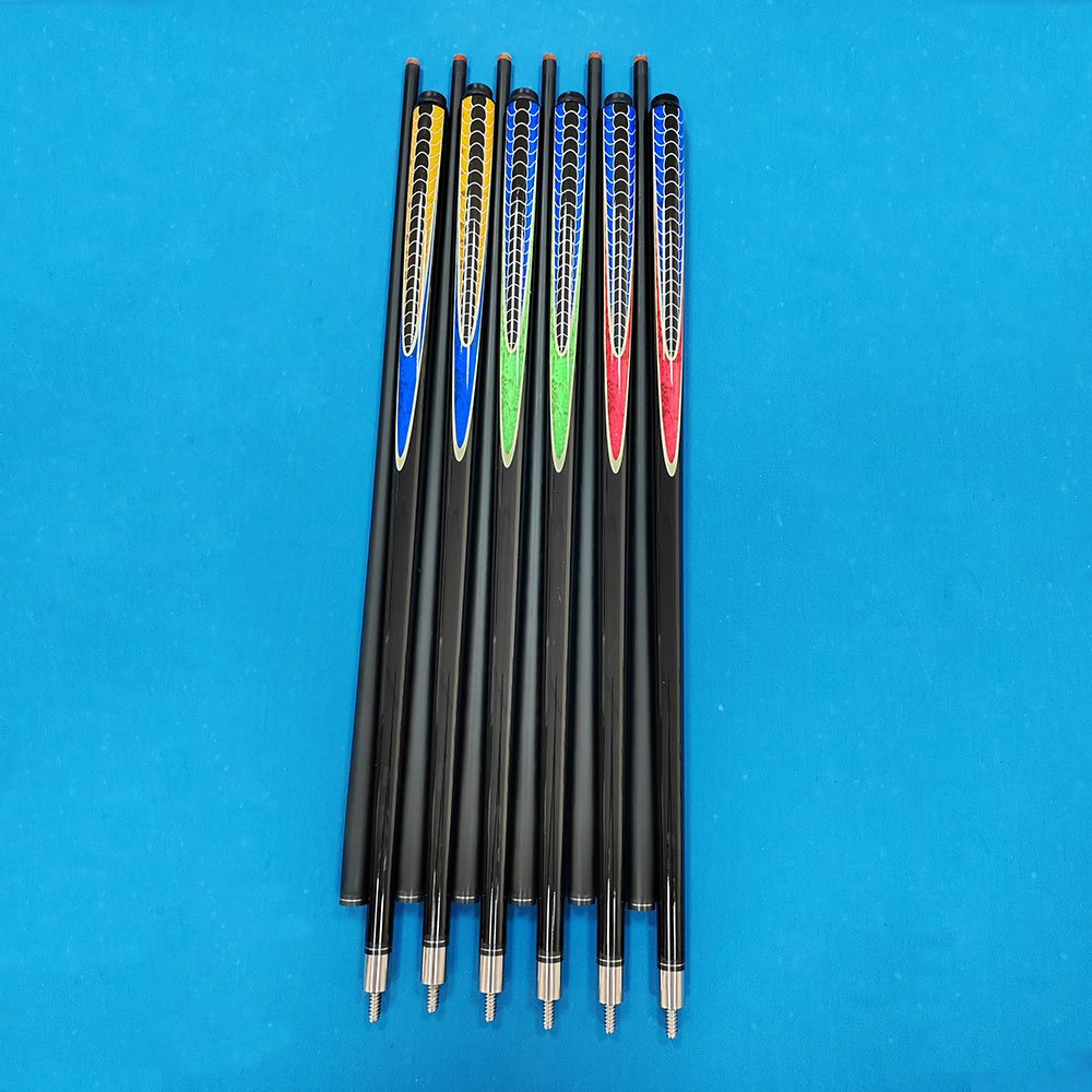 Billiards Manufacturers 57" HCTQ Slow Release Joint Pool Cue Stick Carbon Fiber Shaft Customization Carbon Fiber Pool Cue