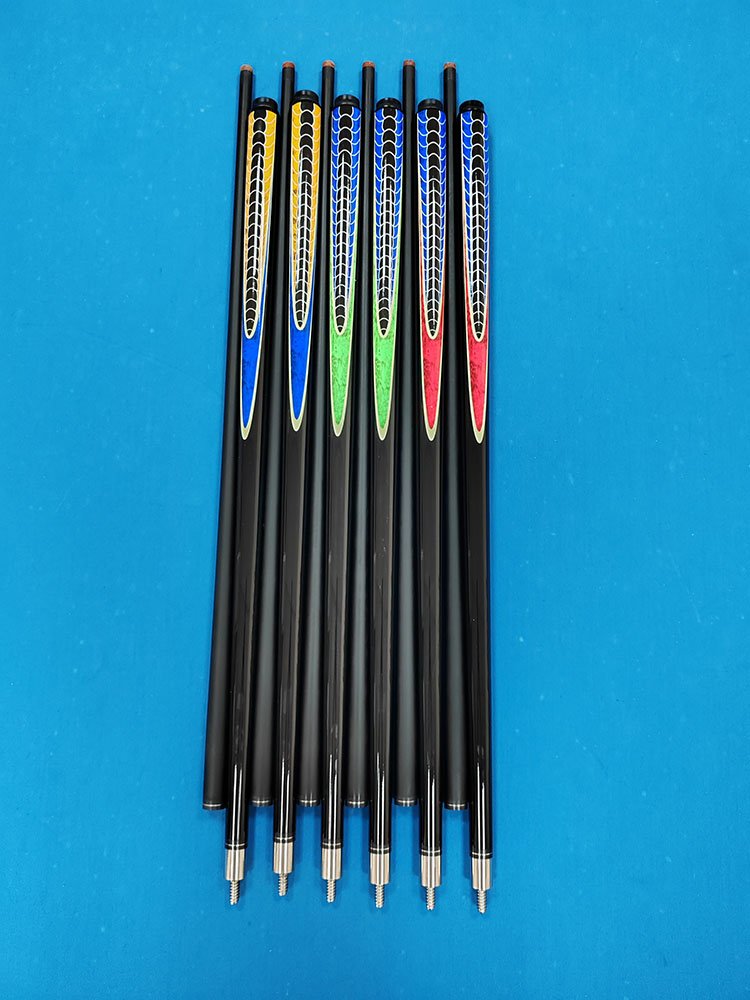 Billiards Manufacturers 57" HCTQ Slow Release Joint Pool Cue Stick Carbon Fiber Shaft Customization Carbon Fiber Pool Cue