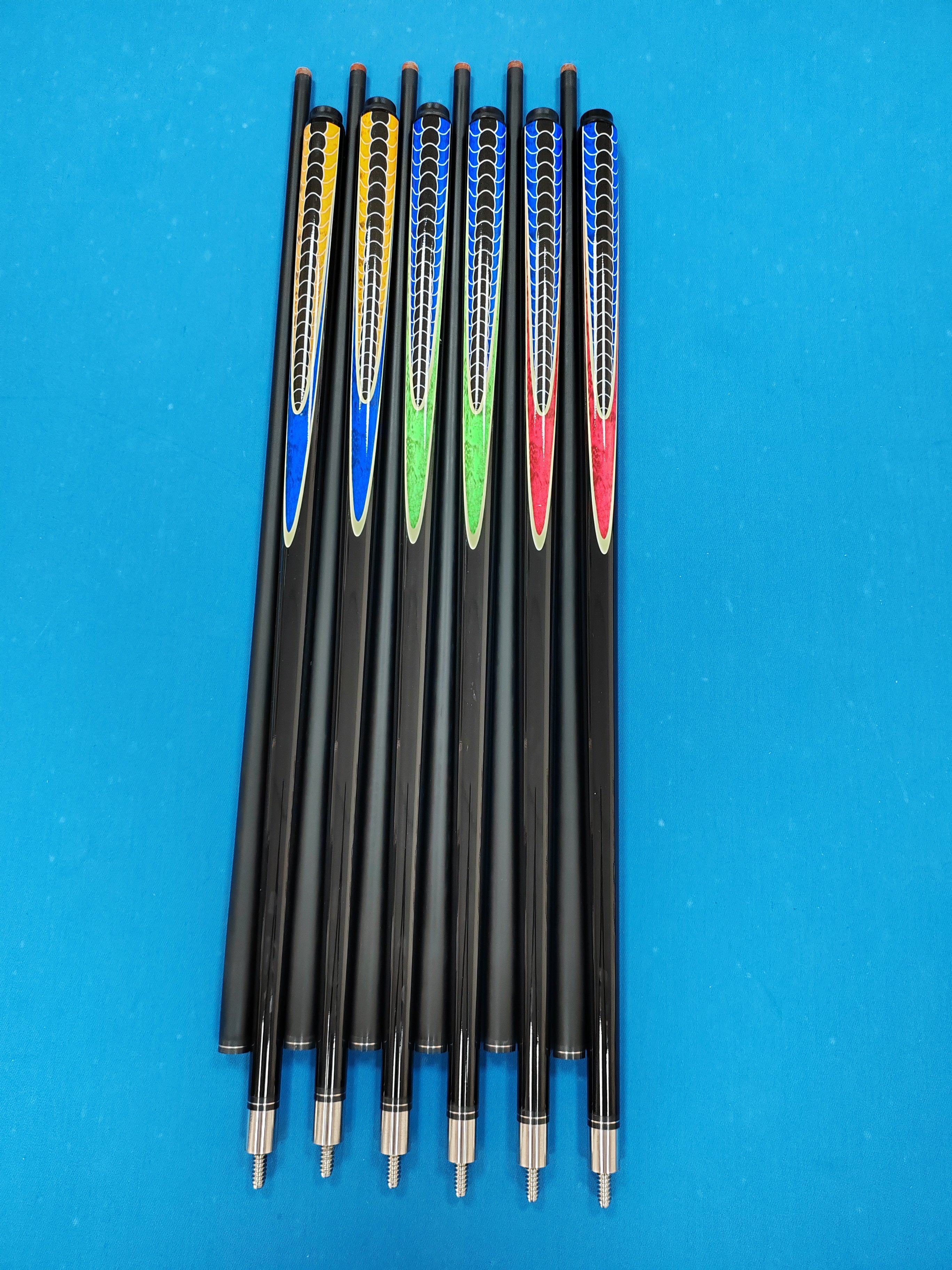 Billiards Manufacturers 57" HCTQ Slow Release Joint Pool Cue Stick Carbon Fiber Shaft Customization Carbon Fiber Pool Cue