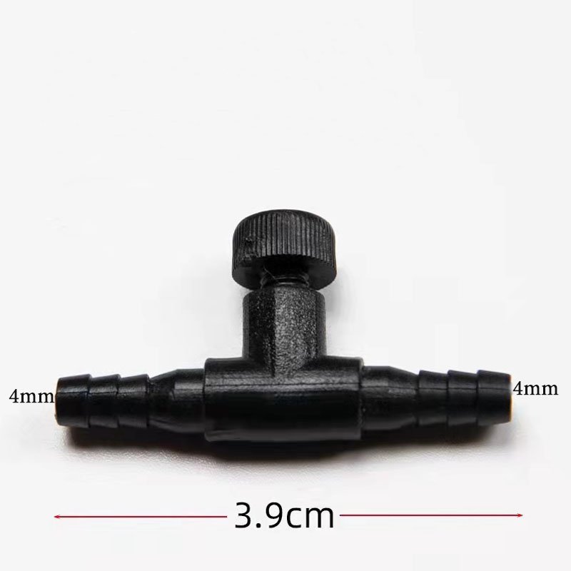 Hose Plastic Quick Plug Fish tank air Pump Aquaculture T-shaped Control Valve Plastic Aquarium Hose Connector