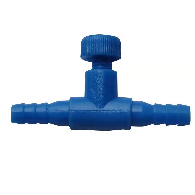 Hose Plastic Quick Plug Fish tank air Pump Aquaculture T-shaped Control Valve Plastic Aquarium Hose Connector