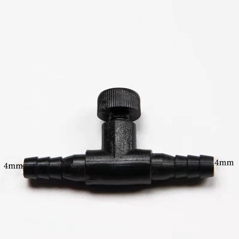 Hose Plastic Quick Plug Fish tank air Pump Aquaculture T-shaped Control Valve Plastic Aquarium Hose Connector