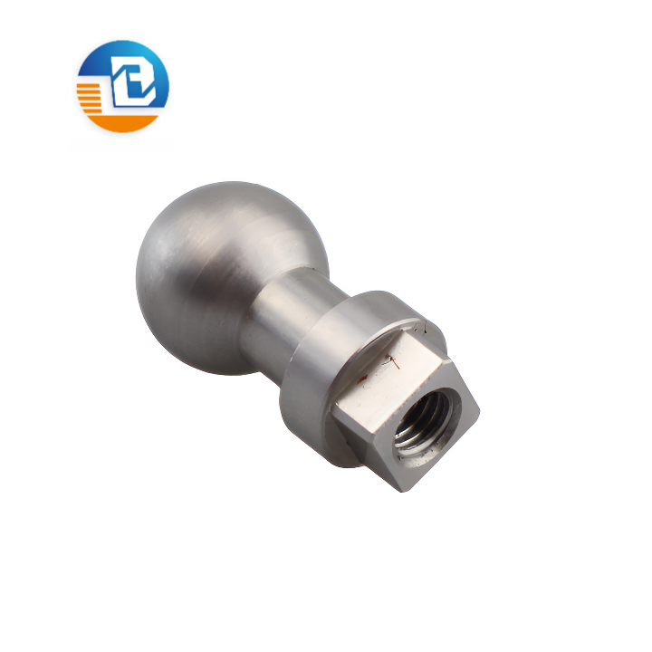 China Factory's Cheap Price CNC Machining Spare Parts Stainless Steel Polishing Ball Joint Internal Screw Ball Head Screw Bar