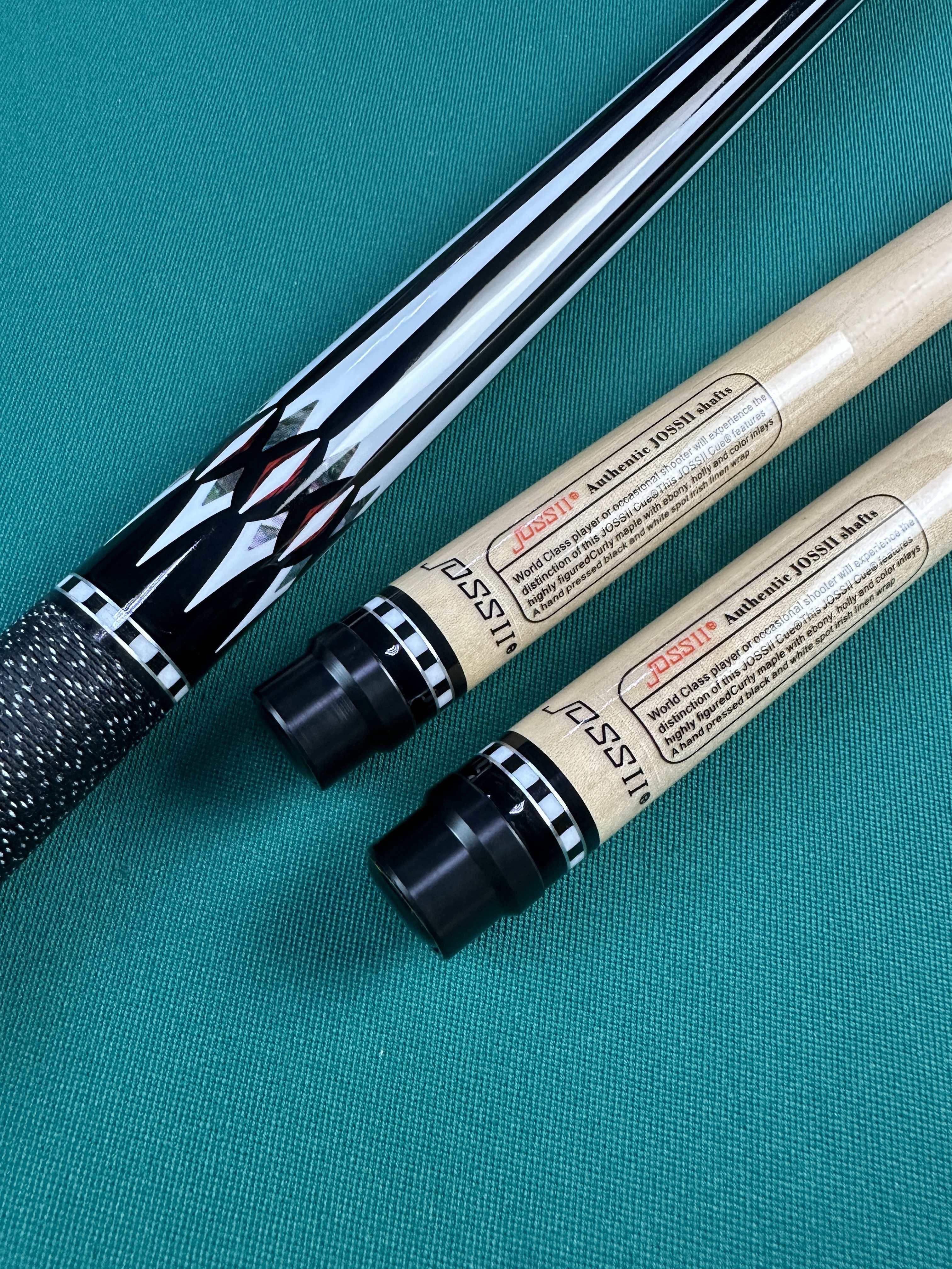 Factory Hot Sale Joss2 Pool Cue with Canada Maple Wood 13mm Cue Stick High-grade Linen Handle Cue Factory China Manufacturer