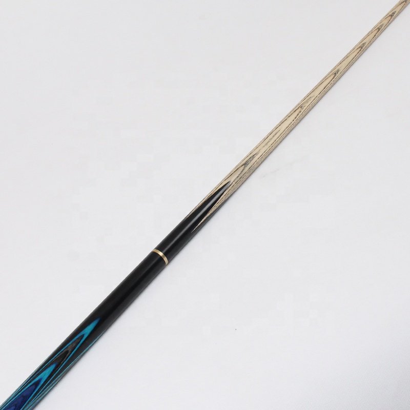 TQG-JX-044 Three-Quarter Pool Snooker Cue Best-Selling New Brass Steel 57-Inch Dyed Ebony Tip 10mm White Wax Ash Solid Wood
