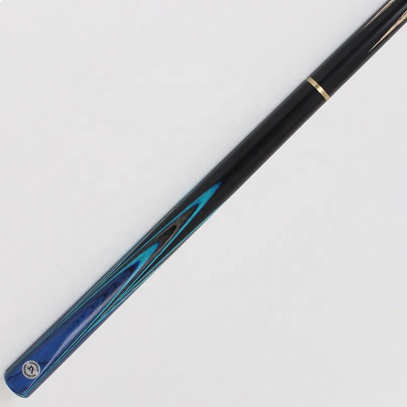 TQG-JX-044 Three-Quarter Pool Snooker Cue Best-Selling New Brass Steel 57-Inch Dyed Ebony Tip 10mm White Wax Ash Solid Wood