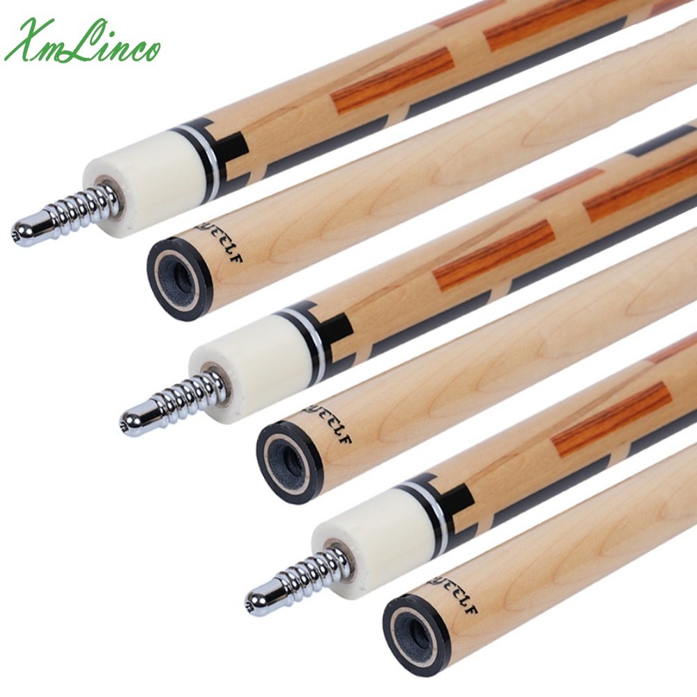 Xmlinco Carom Pool Cue Wholesale Maple Shaft High Technology Sticker Pool Cue Tip Size 11.8mm
