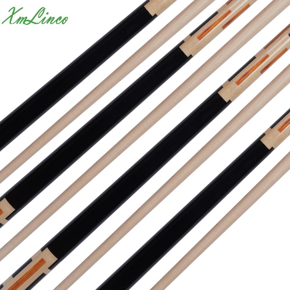 Xmlinco Carom Pool Cue Wholesale Maple Shaft High Technology Sticker Pool Cue Tip Size 11.8mm