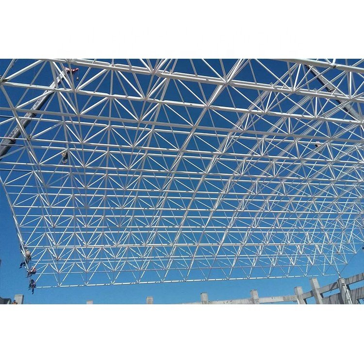 Rapid Precast Steel Structure Space Frame Coal Shed Building