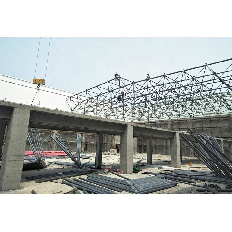 Rapid Precast Steel Structure Space Frame Coal Shed Building