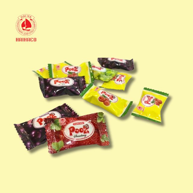 OEM ODM NEW ARRIVAL NATURAL FRUIT GUMMY JELLY CANDY WITH YOGURT POWDER WHOLESALE CHEAPEST PRICE