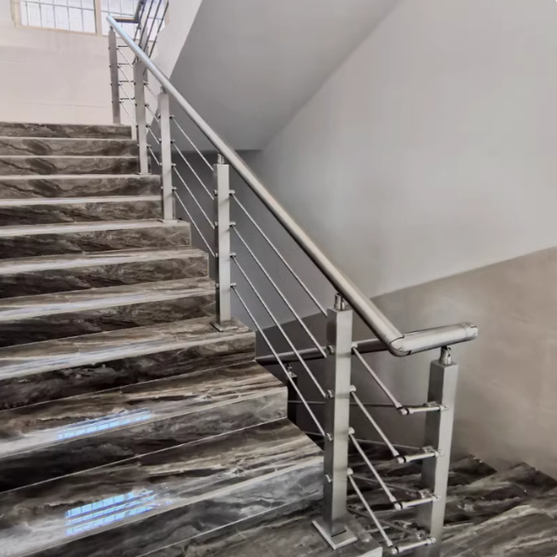 Outdoor Handrails Galvanized Stainless Steel Pipe Ball Joint Stanchions Balustrades & Handrails