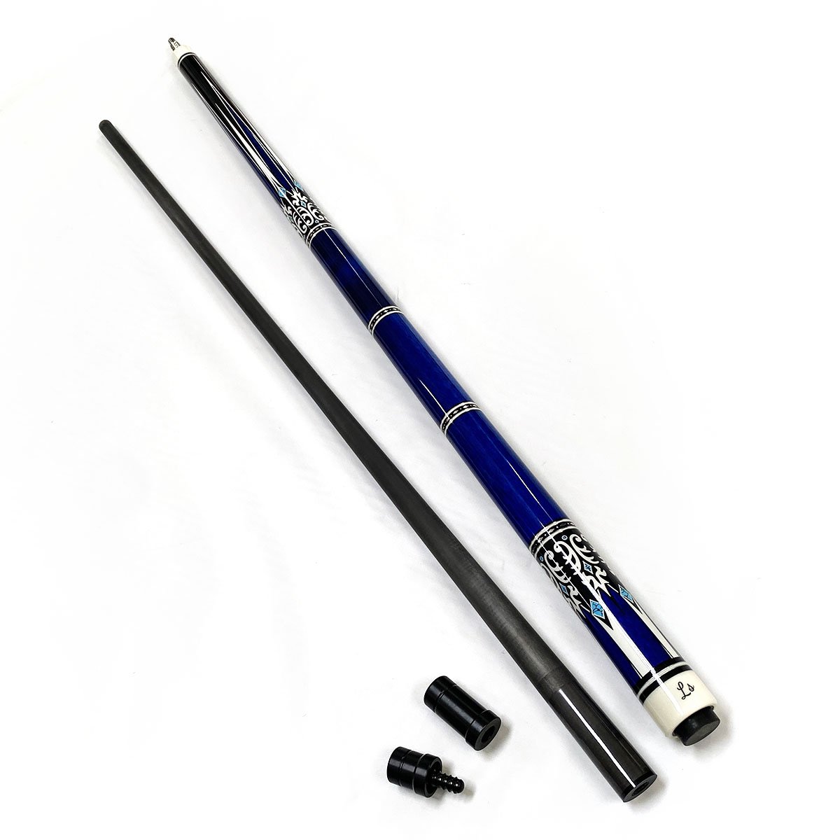Superior Quality 1/2-PC High-tech Handmade Carbon Fiber Shaft Billiard Pool Cue With Protectors