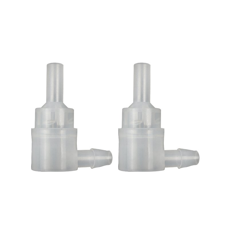 High Quality L-type One-Way Plastic Flow Valve Check Valve PP Hose with Leak-Proof Pagoda Joint