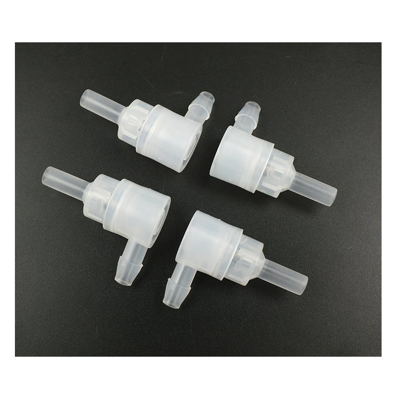 High Quality L-type One-Way Plastic Flow Valve Check Valve PP Hose with Leak-Proof Pagoda Joint