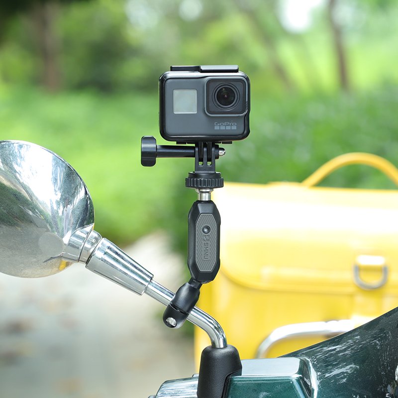 SMNU Factory Wholesale Secure Motorcycle Aluminum Alloy Motorcycle Phone Holder Thin-tube Type Ball Joint Ball Mount Base