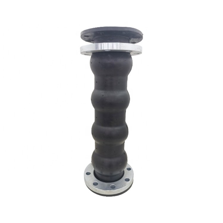 Flexible General Epdm Rubber Metal Bellows Expansion Joint With Flange Flexible Expansion Joint