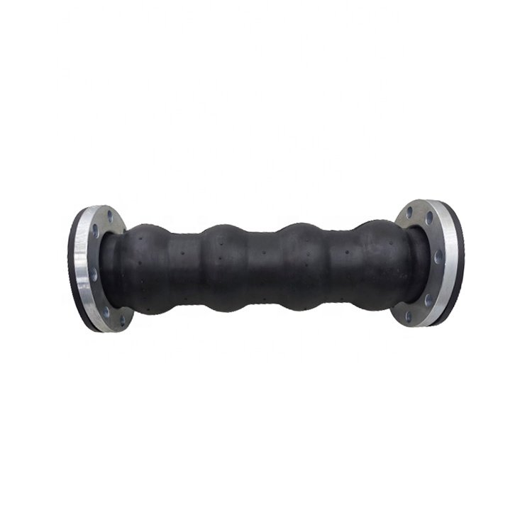 Flexible General Epdm Rubber Metal Bellows Expansion Joint With Flange Flexible Expansion Joint