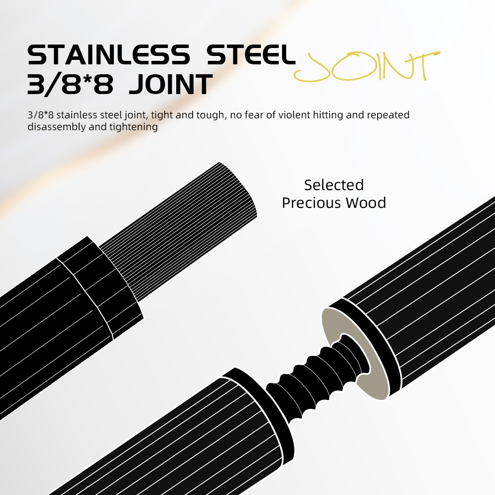 ZOKUE Carbon Fiber Pool Cue Low Deflection Full Carbon Technology Cue Stick for Beginner Primary Pool Stick