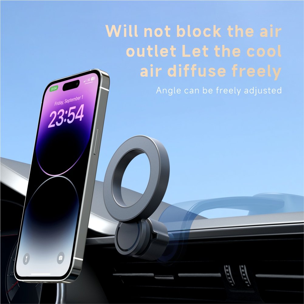 New Arrival 17mm Universal Ball Head Phone Mount Accessory with Strong Magnetic Force Suitable for IPhone12-16