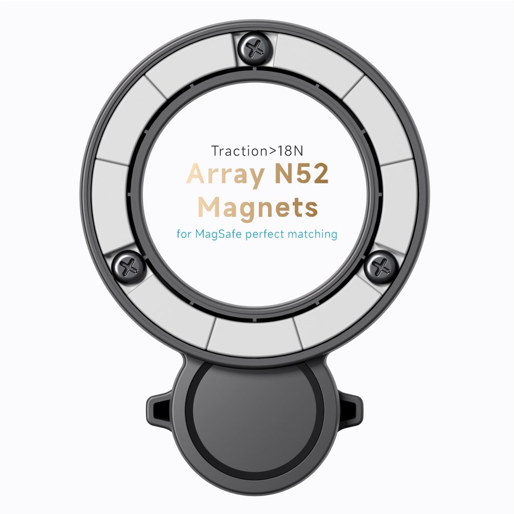 New Arrival 17mm Universal Ball Head Phone Mount Accessory with Strong Magnetic Force Suitable for IPhone12-16