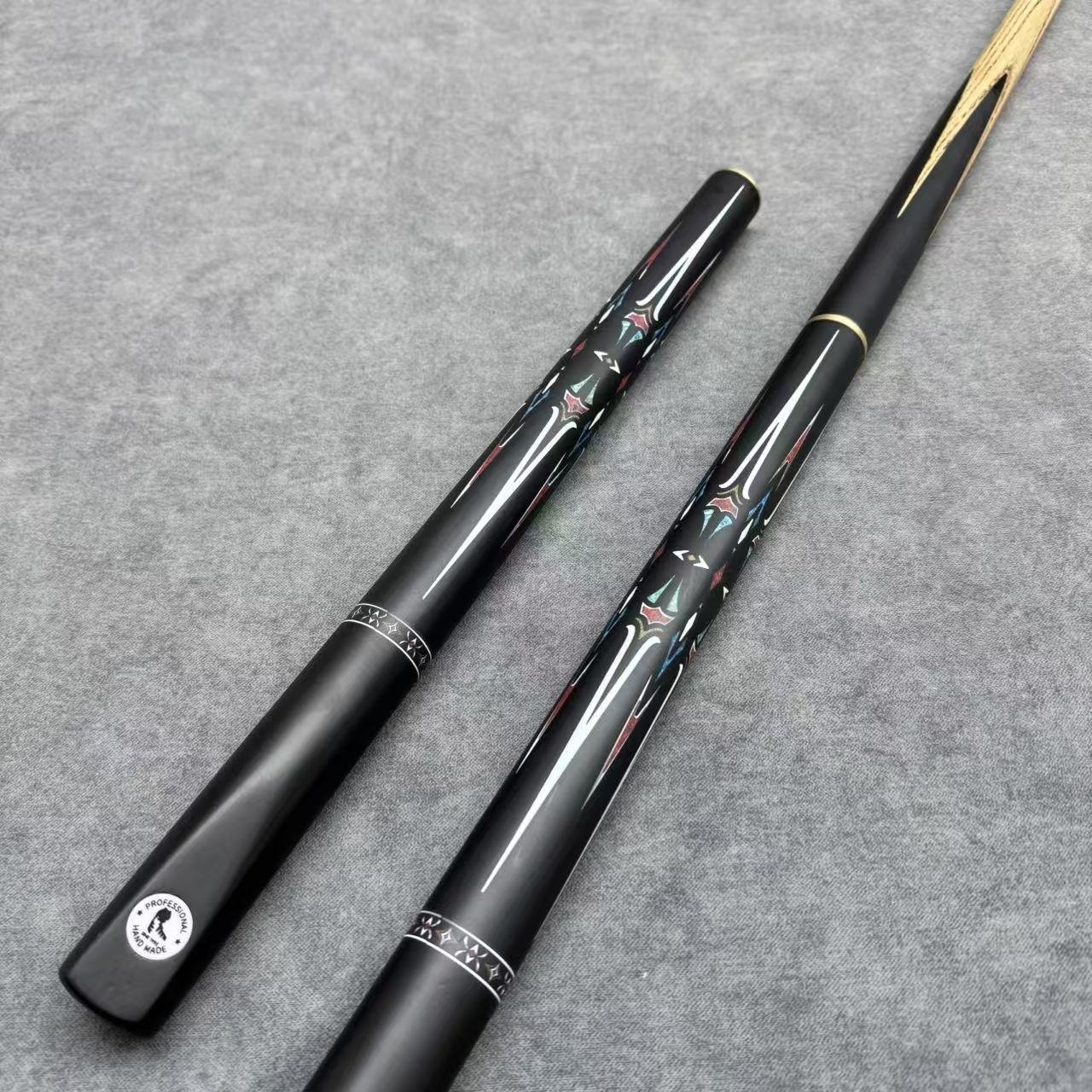 Factory Custom Logo Ash Wood Professional Snooker Cue 145cm 550g 3/4 Jointed Snooker Cue