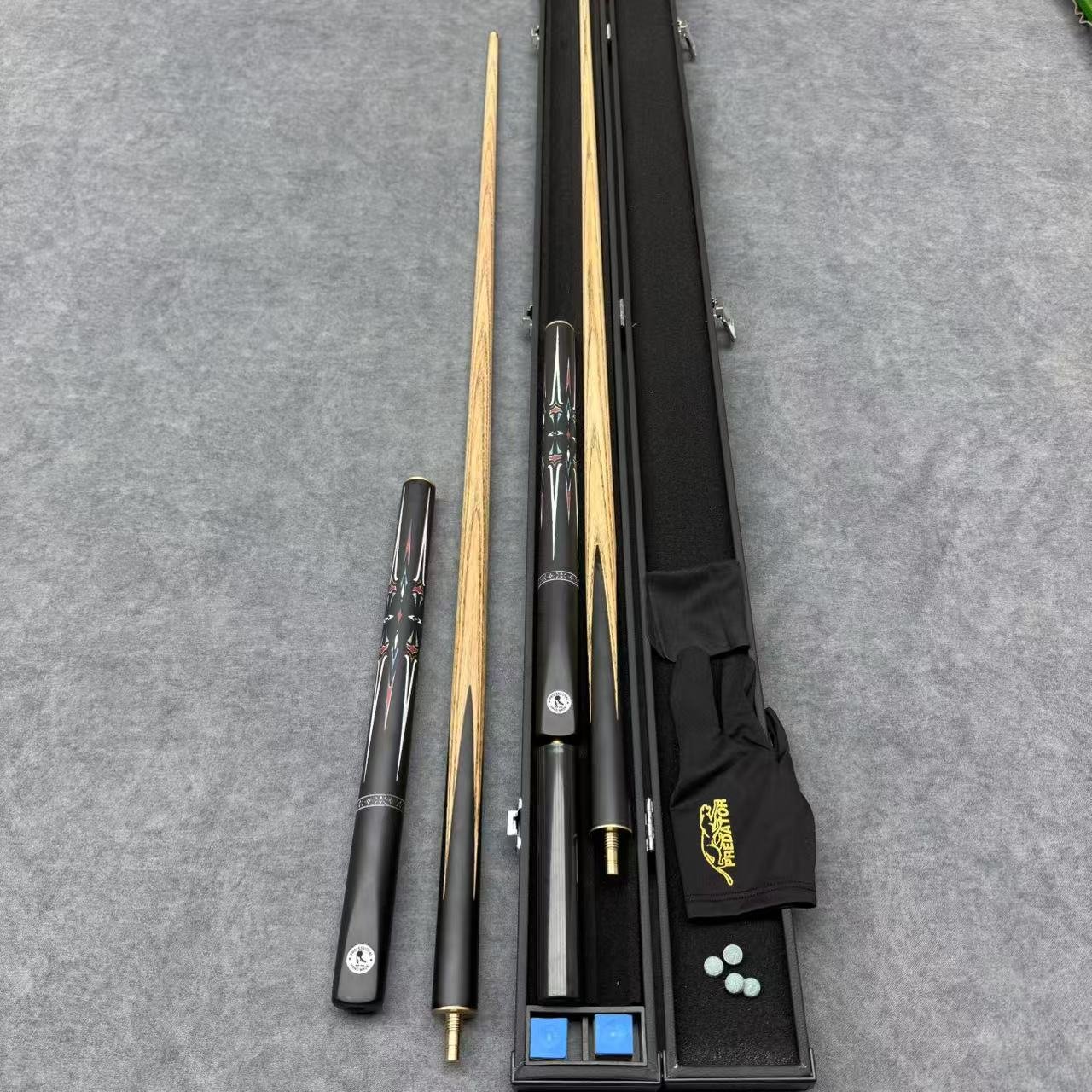 Factory Custom Logo Ash Wood Professional Snooker Cue 145cm 550g 3/4 Jointed Snooker Cue