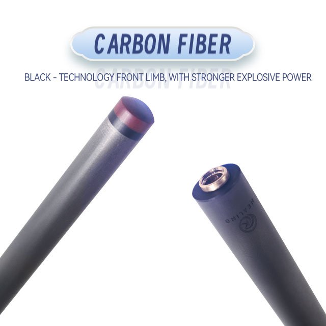 UNILOC 13.8mm Carbon Fiber Pool Cue Best Quality Jump/Break Cue with Factory Direct Butt Sleeve for Snooker & Billiard Players