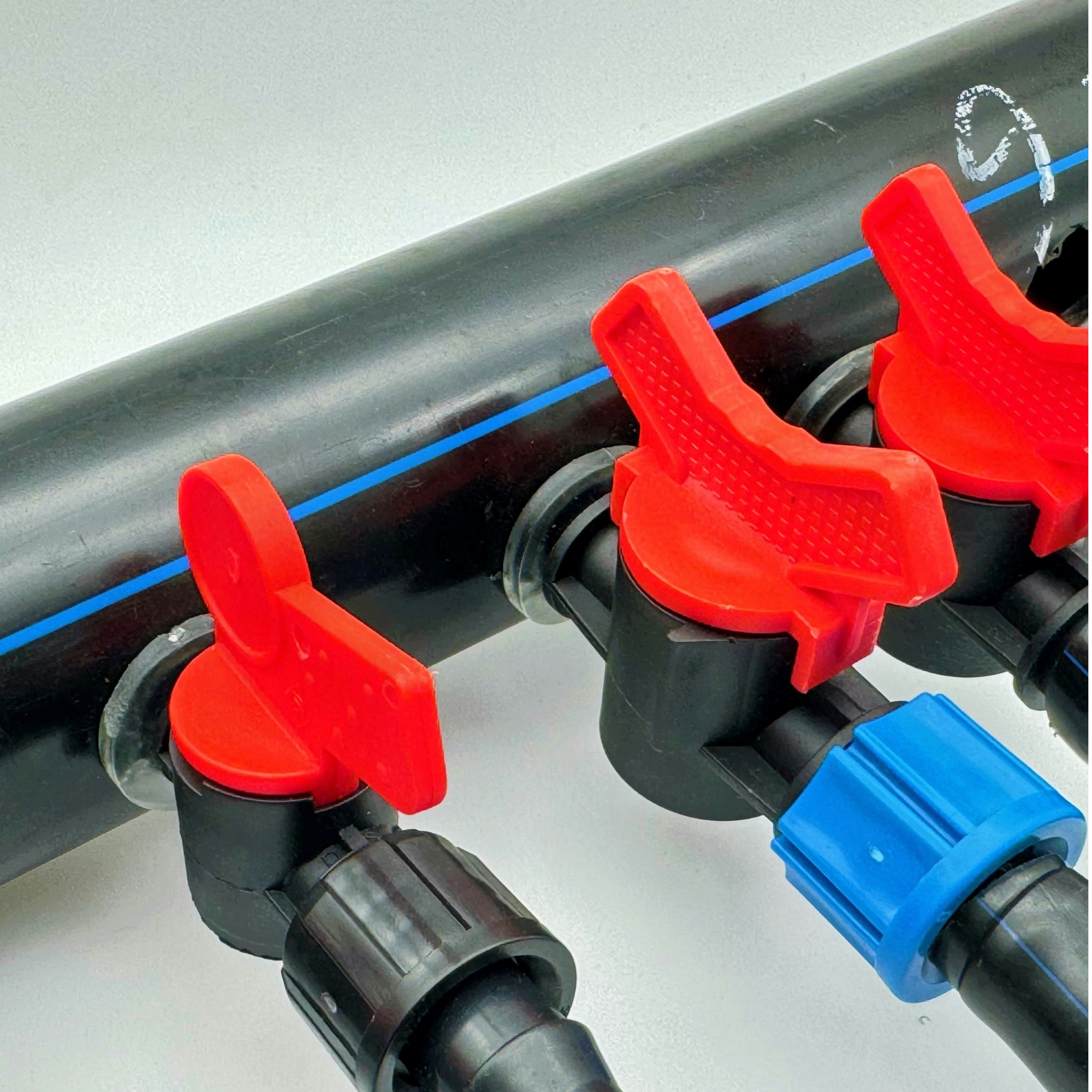 High Quality Plastic 16mm 20mm Mini Ball Drip Irrigation Valve for Agricultural Farm Hose Joint