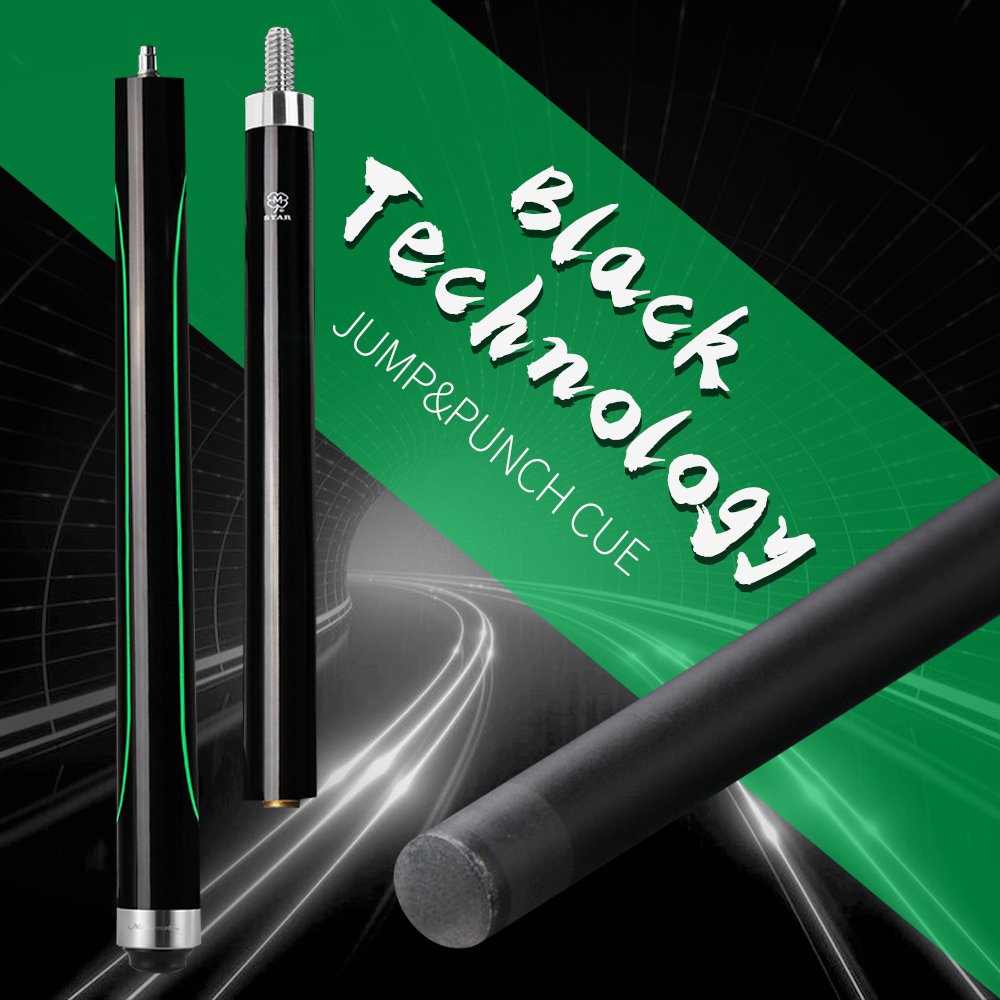 CHINA McDermott Break Punch Jump Cue Stick13mm Carbon Technology Shaft 3 Pieces Professional Billiards Stick