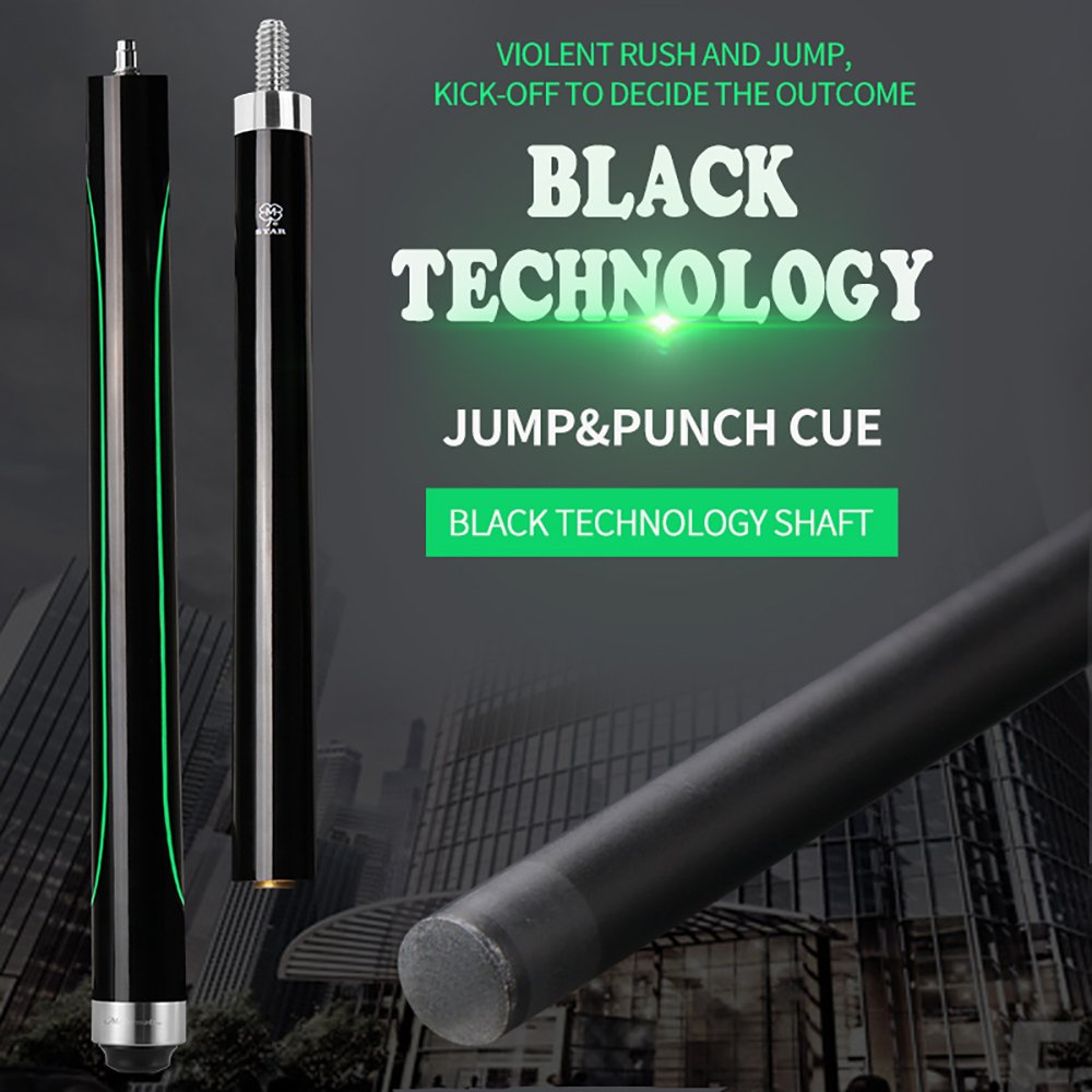 CHINA McDermott Break Punch Jump Cue Stick13mm Carbon Technology Shaft 3 Pieces Professional Billiards Stick