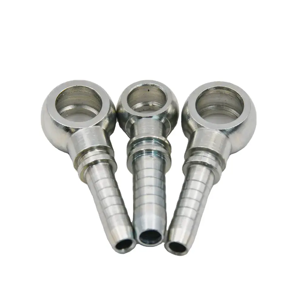 Carbon Steel And Stainless Steel Hose Fitting Hydraulic Connector M22 Ball Head Banjo Bolt And Fitting 70011-12-10