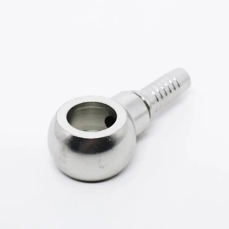 Carbon Steel And Stainless Steel Hose Fitting Hydraulic Connector M22 Ball Head Banjo Bolt And Fitting 70011-12-10