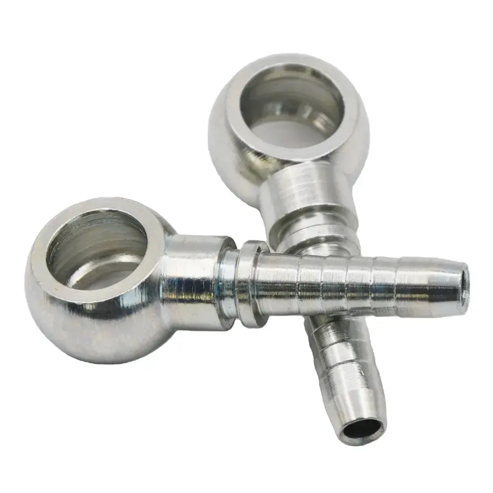 Carbon Steel And Stainless Steel Hose Fitting Hydraulic Connector M22 Ball Head Banjo Bolt And Fitting 70011-12-10