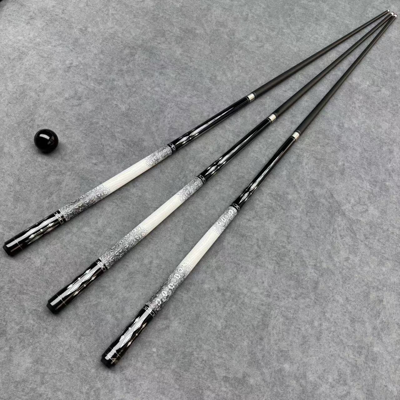 Professional 1/2 Split Radial Straight Maple Wood Pool Cue Stick
