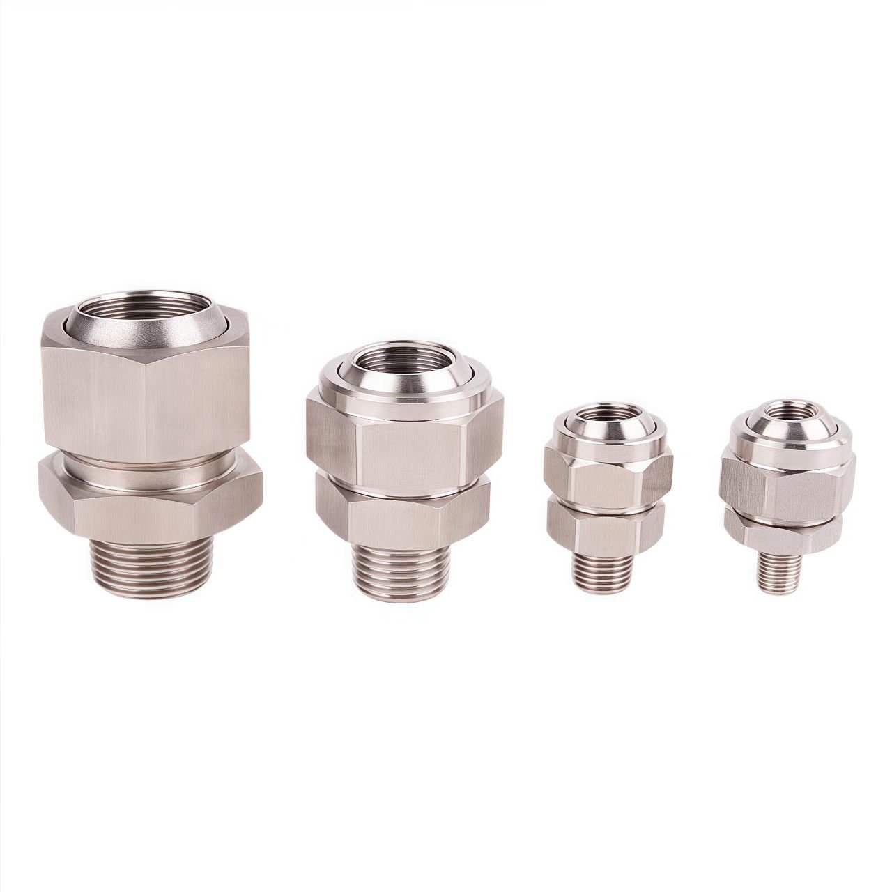 Industrial Cleaning Nozzle Parts Universal Ball Fitting Adjustable Swivel Ball Joint