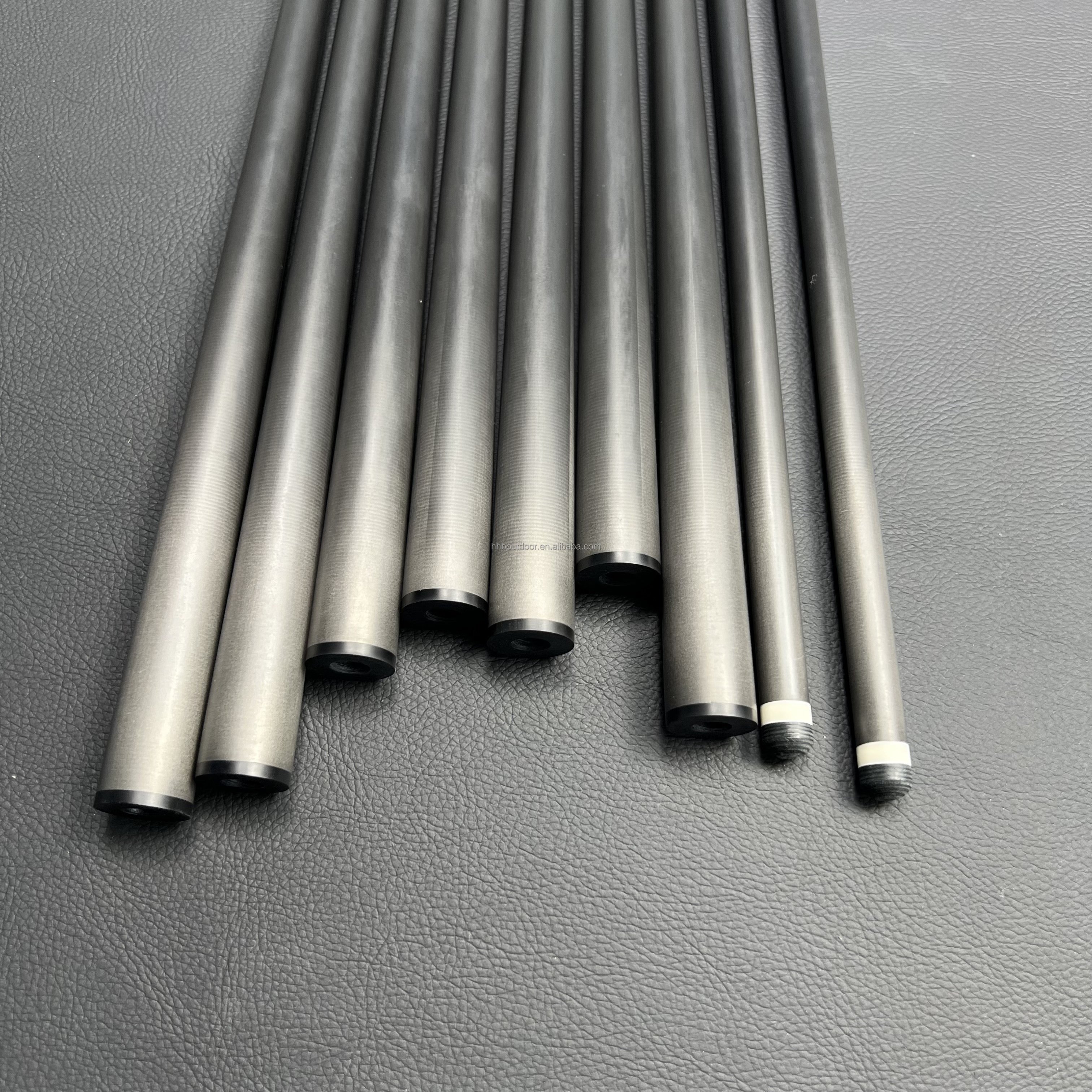 MEZZ Wavy Low Deflection Radial Pool Cue Carbon Fiber Shaft Carbon Cue